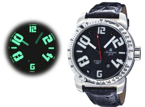 Automatic 3D Dial Aeromatic Watch A1379 - Image 2