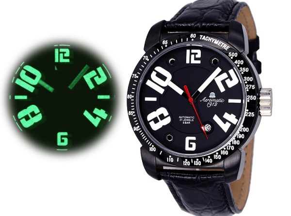 Automatic 3D Dial Aeromatic Watch A1380 - Image 2
