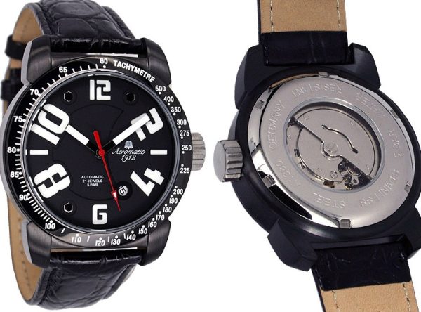 Automatic 3D Dial Aeromatic Watch A1380 - Image 3