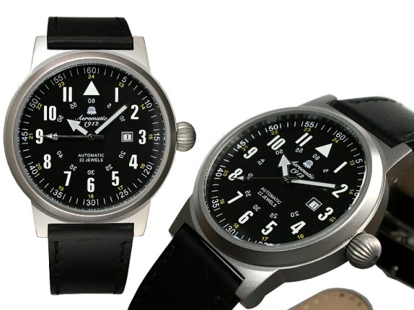 Automatic German 2.WW Aeromatic Watch A1347 - Image 4