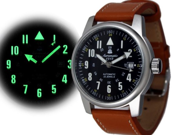 Automatic German Aeromatic Watch A1372 - Image 2