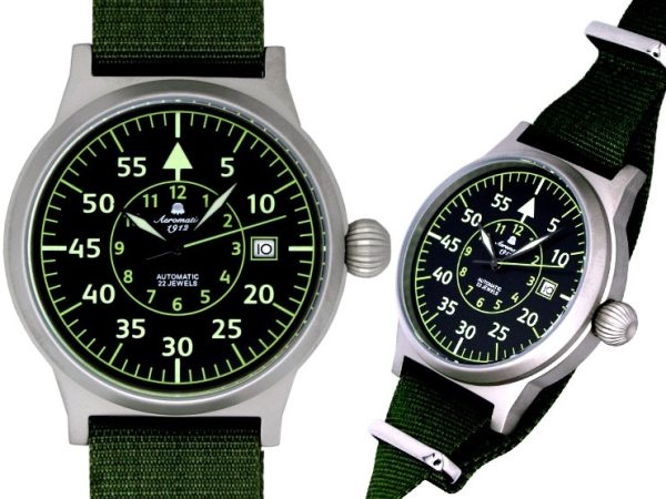 Automatic Military Aeromatic Watch A1354 - Image 4
