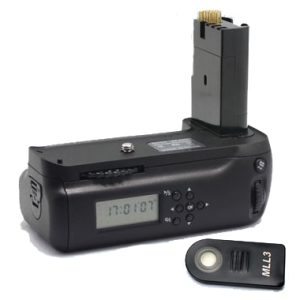 Battery Grip with LCD Timer Control  for Canon EOS 50D 40D 30D 20D