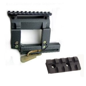 BP-02 AK to Weaver Mount, Centered, with Tactical Rail