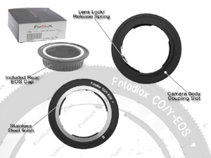 Contax C/Y lens - Canon EOS mount adapter PRO