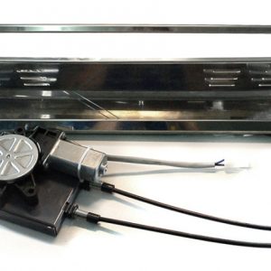 Electric license frame flipper Chrome V.3 improved modification (1 pc)