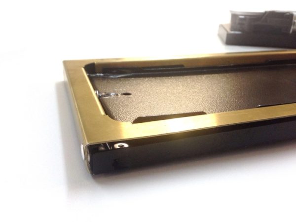 Electric license frame flipper Gold V.3 improved modification (1 pc) - Image 2