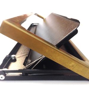Electric license frame flipper Gold V.3 improved modification (1 pc)