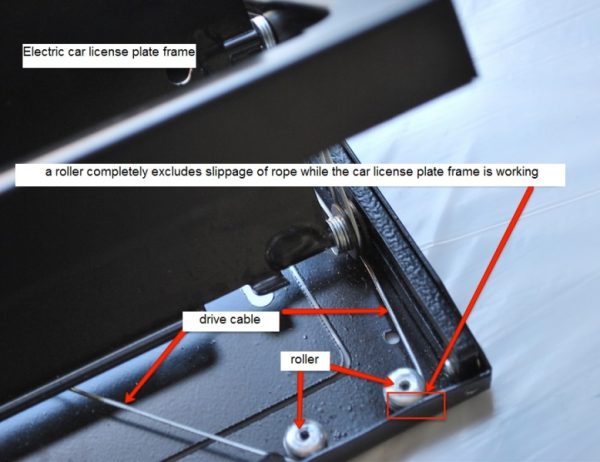Electric license plate frame automatic flipper (1 pc) - Image 3