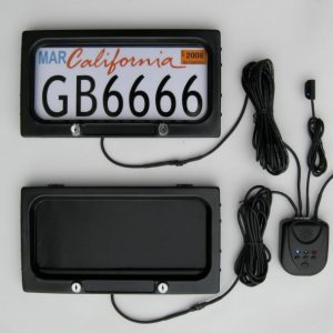 Electric license plate frame automatic cover shutter (USA type)