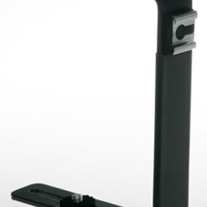 Flash angle bracket with attachment screw