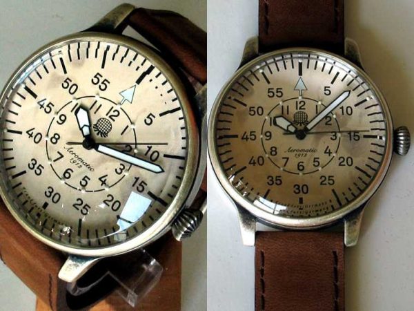 German 2.WW Observer Aeromatic Watch A1152 - Image 2