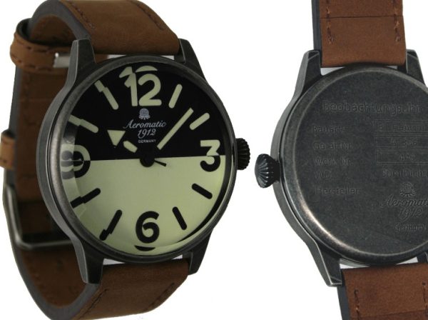 German 2.WW Retro Aeromatic Watch A1366 - Image 3