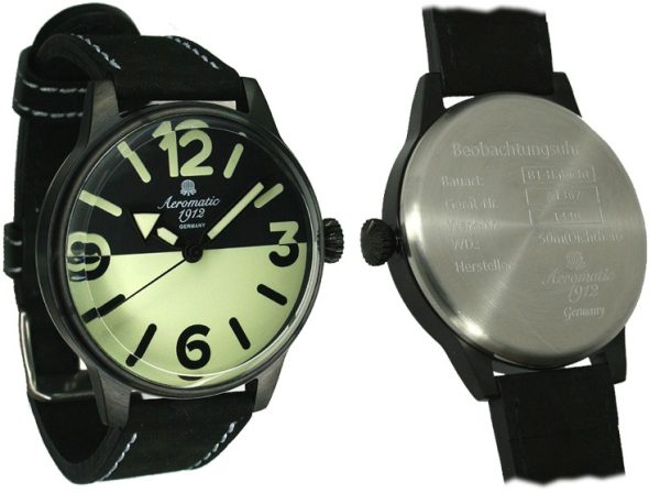 German 2.WW Retro Aeromatic Watch A1367 - Image 3