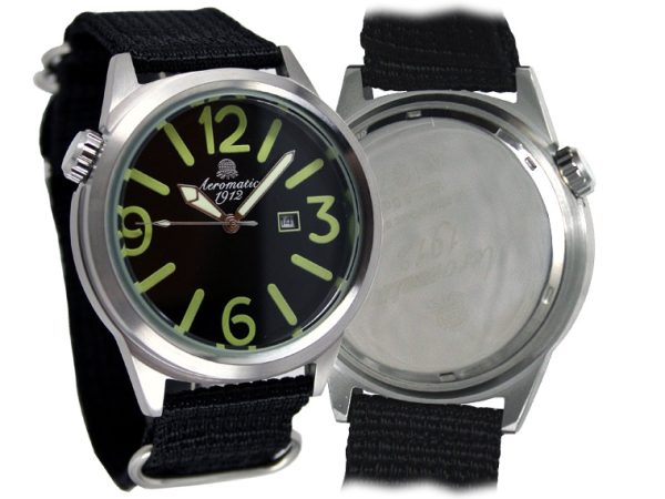 German 2.WW Retro Aeromatic Watch A1370 - Image 2