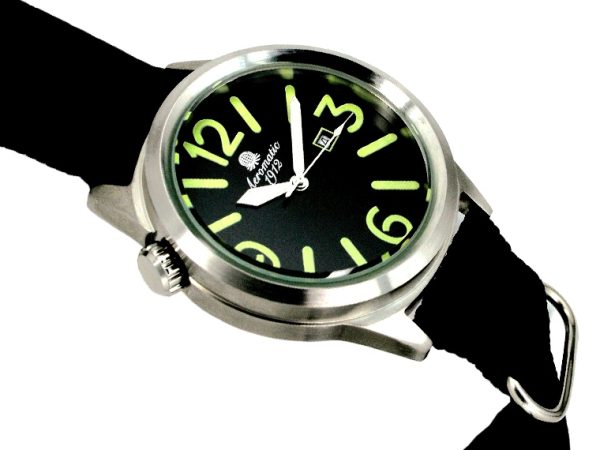 German 2.WW Retro Aeromatic Watch A1370 - Image 4