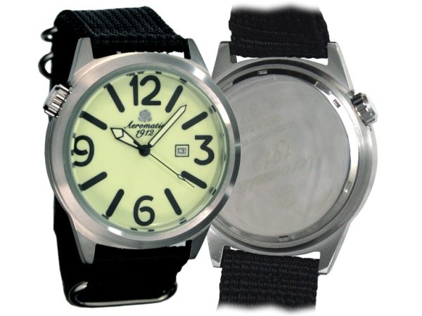German 2.WW Retro Aeromatic Watch A1371 - Image 3