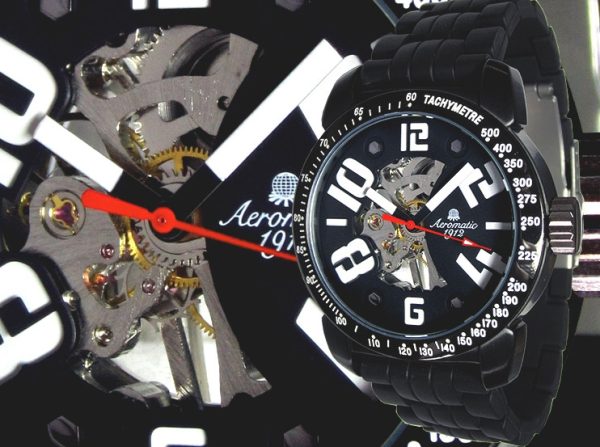 German 2.WW Retro Aeromatic Watch A1376 - Image 2