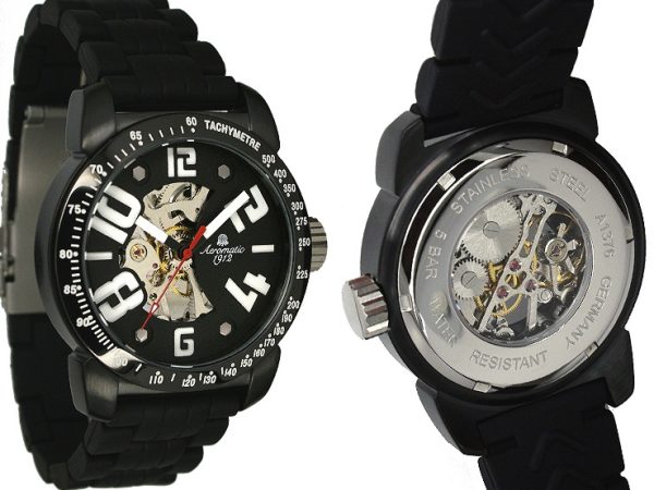 German 2.WW Retro Aeromatic Watch A1376 - Image 3