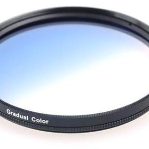 Graduated Blue Color Lens Filter