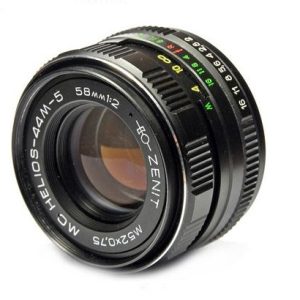 Helios 44M-5 58mm F2 Lens for M42