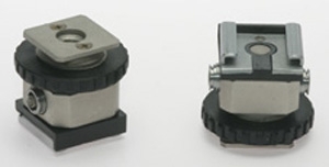 Hot Shoe" Adapter (2 pc sockets for sync cable)"