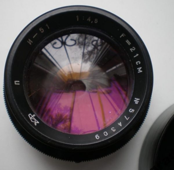 Industar-51 4,5/210 Large Format Camera Lens - Image 3