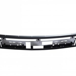 License number frame from galvanized steel (bent, black)