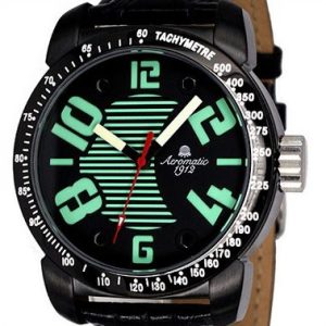 Mechanical 3D Dial Aeromatic Watch A1377