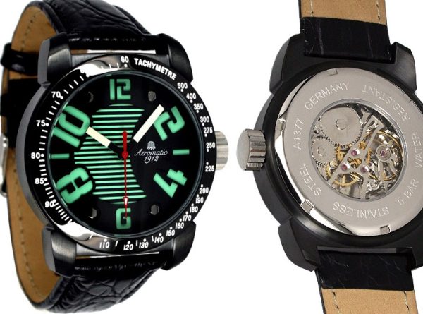Mechanical 3D Dial Aeromatic Watch A1377 - Image 3