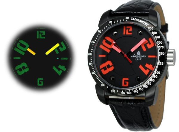Mechanical 3D Dial Aeromatic Watch A1378 - Image 2