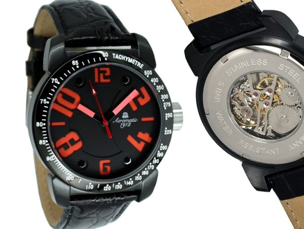 Mechanical 3D Dial Aeromatic Watch A1378 - Image 3