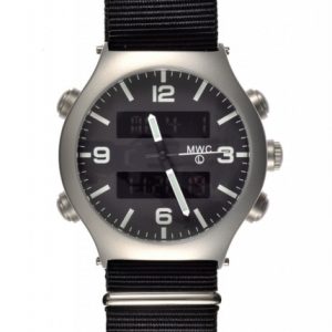 MWC G10 EVO Dual Time Chronograph (black dial) EVO/SS/BD