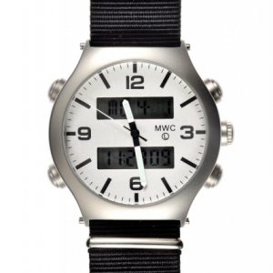 MWC G10 EVO Dual Time Chronograph (white dial) EVO/SS/WD