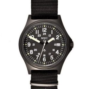 MWC G10BH (12/24 hour Markings) Stealth Black PVD Finish G1012/24PVD