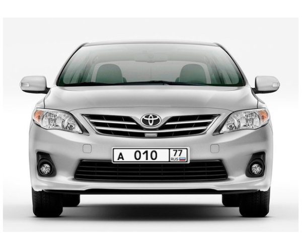 NanoNumber car stickers for camera protection