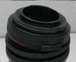 Tilt Adapter Pentacon Six Lenses to Canon EOS