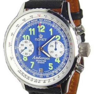 Poljot Chronograph Albatros Blue