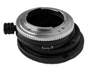 Shift Adapter For Use P-SIX Lenses On 35mm Cameras