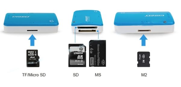 Universal Card Reader for SD microSD MS M2 - Image 2