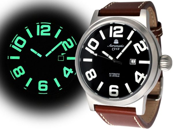 XXL Automatic Military Aeromatic Watch A1361 - Image 2
