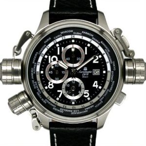 XXL-Pilot DEFENDER ALARM Chronograph Aeromatic Watch A1328