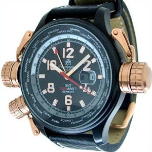 XXL-Pilot World-Tour" GMT Tauchmeister Watch T0184"
