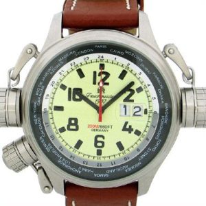 XXL-Pilot World-Tour" Luminous Tauchmeister Watch T0156"