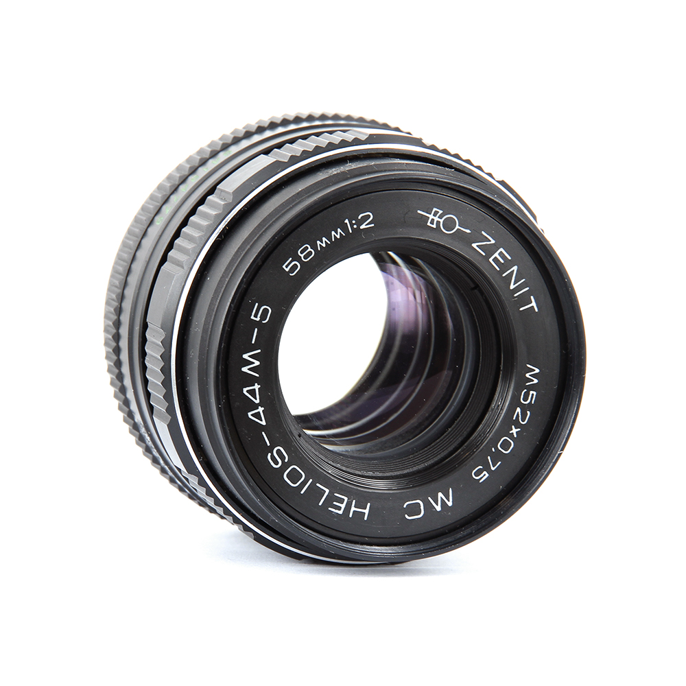 Helios 44M-5 MC 58mm f/2 Vintage Soviet Lens M42 Mount Multi-Coated Manual Focus Portrait Lens Swirly Bokeh Biotar-Type Optics for DSLR / Mirrorless Cameras