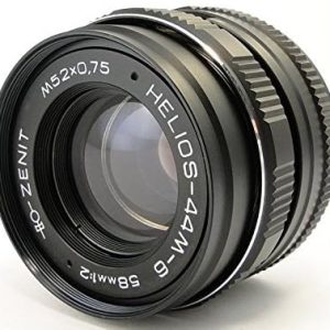 Helios 44M-6 58mm f/2 Vintage Soviet Lens M42 Mount Manual Focus Portrait Lens Swirly Bokeh Biotar-Type Optics for DSLR & Mirrorless Cameras