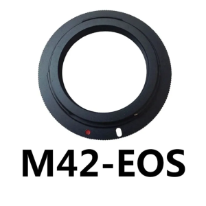 M42 Canon EOS/EF Adapter All-Metal Mount, Fits Helios/Jupiter/Mir Vintage Lenses on EOS Full-Frame DSLR Cameras
