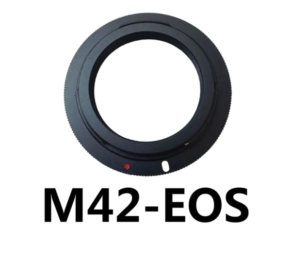 M42 Canon EOS/EF Adapter All-Metal Mount, Fits Helios/Jupiter/Mir Vintage Lenses on EOS Full-Frame DSLR Cameras