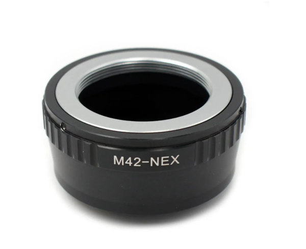 M42 to Sony E/NEX Lens Mount Adapter, Manual Focus Ring for M42 Screw Lenses on Sony Alpha Mirrorless Cameras Full-Metal