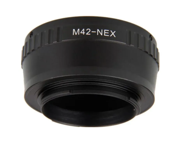 M42 to Sony E/NEX Lens Mount Adapter, Manual Focus Ring for M42 Screw Lenses on Sony Alpha Mirrorless Cameras Full-Metal - Image 2